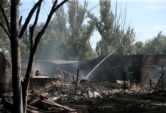 Russia Storage Fire