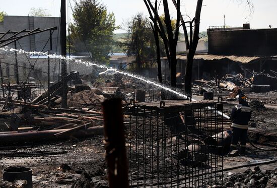 Russia Storage Fire