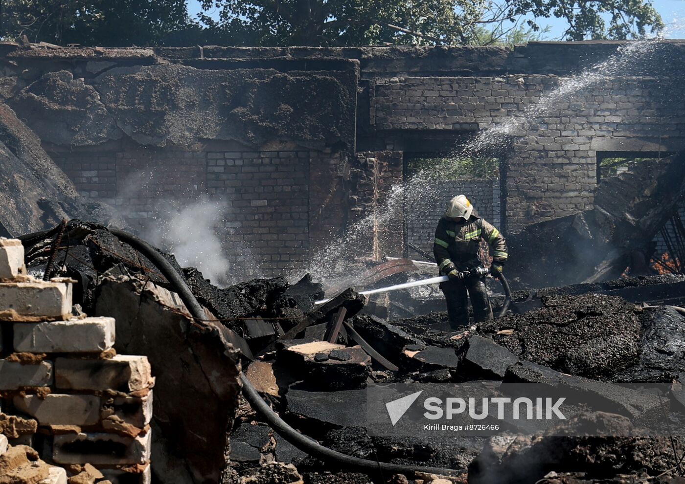 Russia Storage Fire