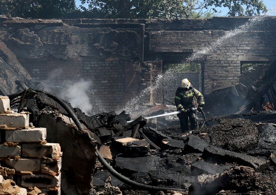 Russia Storage Fire