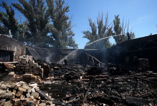 Russia Storage Fire