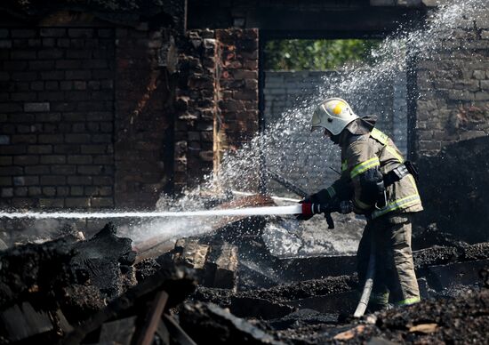 Russia Storage Fire