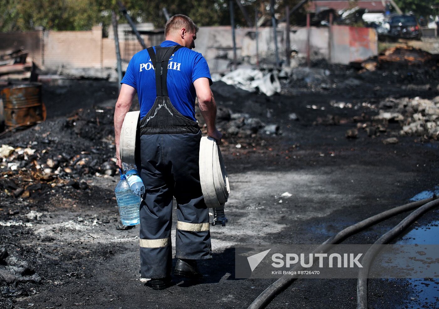 Russia Storage Fire