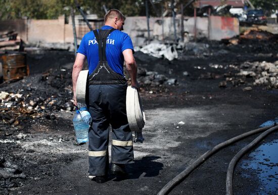 Russia Storage Fire