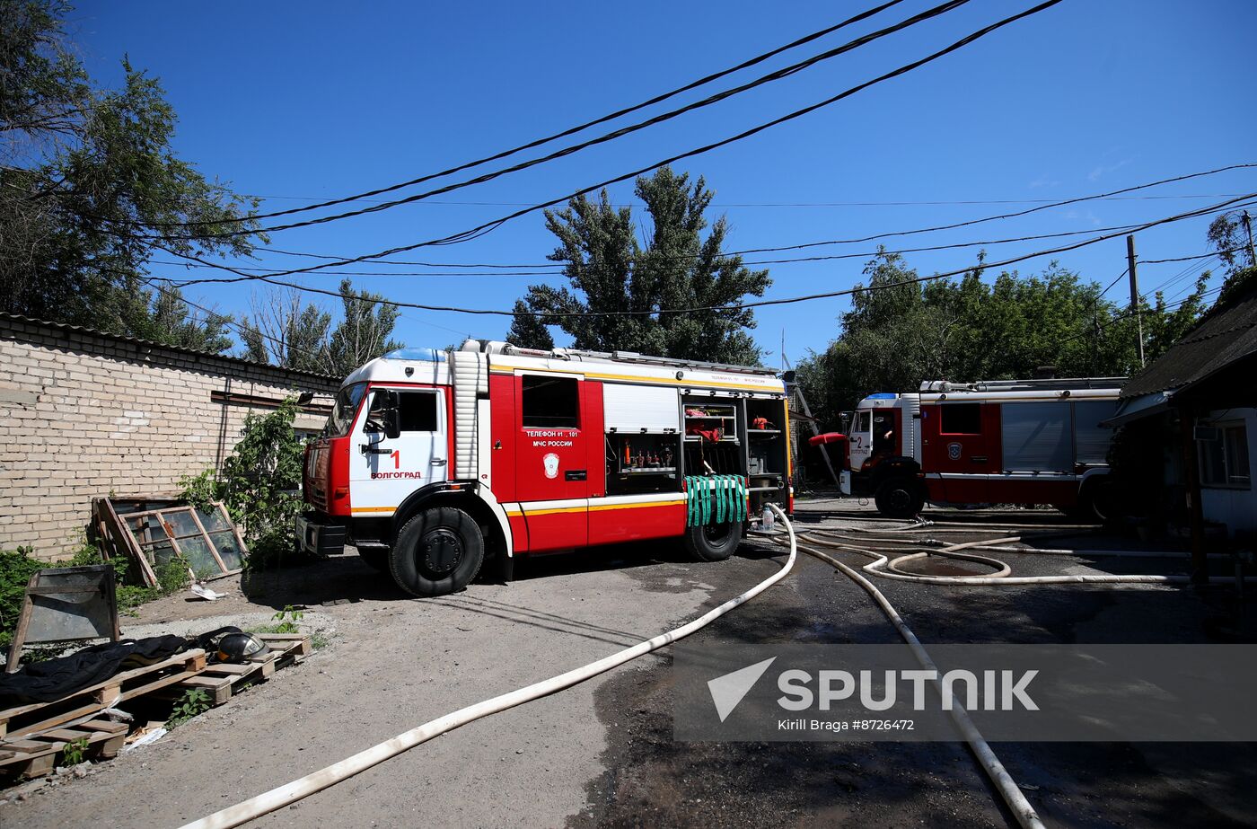 Russia Storage Fire