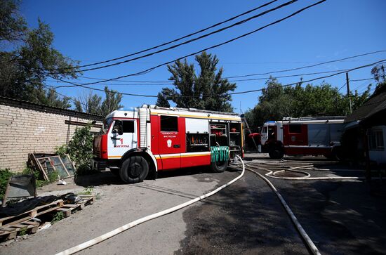 Russia Storage Fire