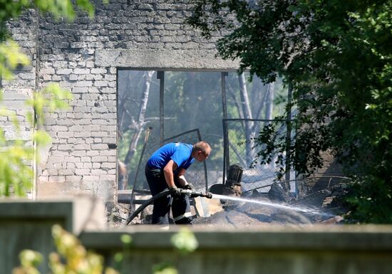 Russia Storage Fire