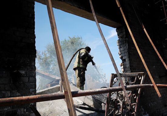 Russia Storage Fire