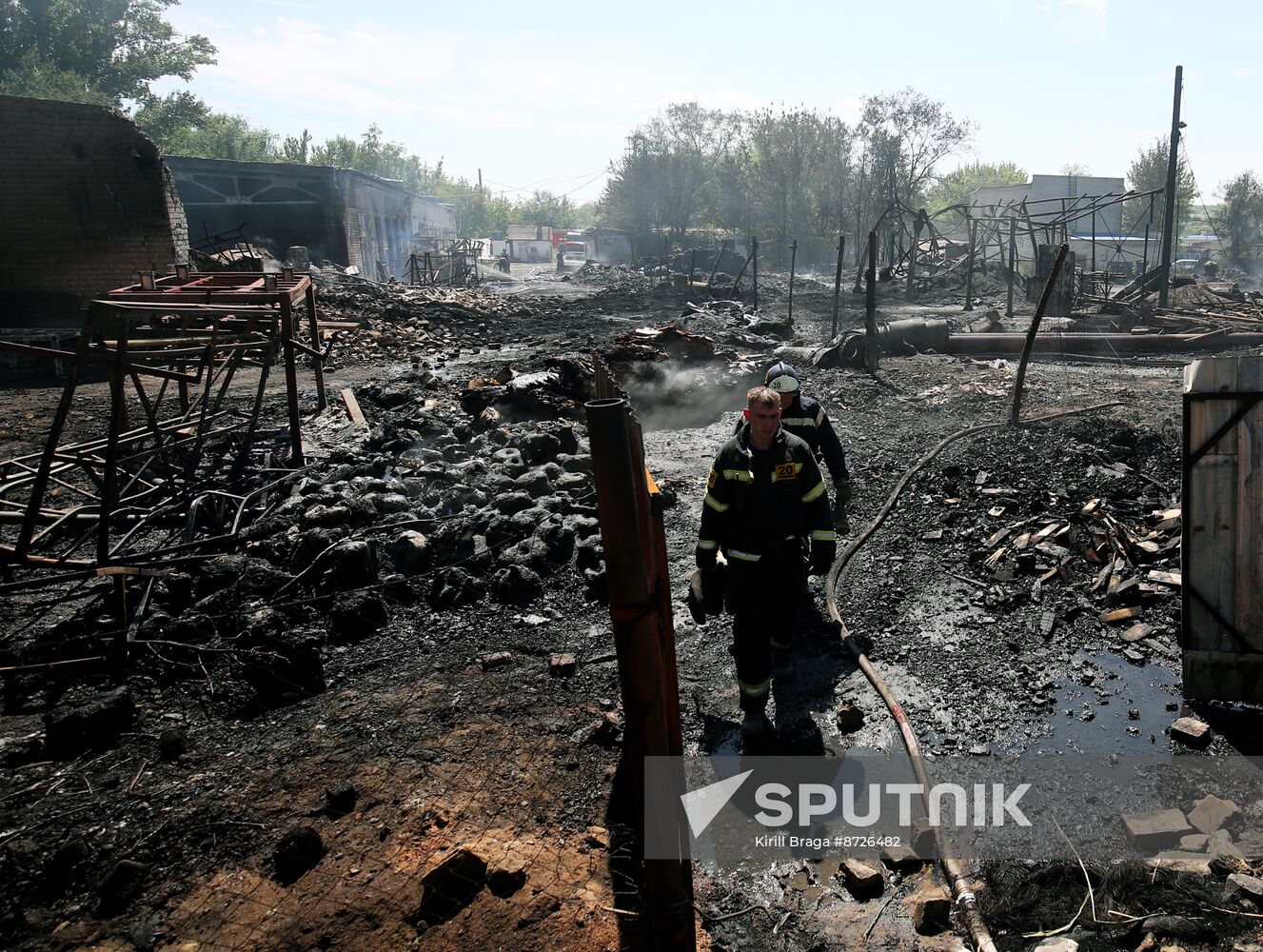 Russia Storage Fire