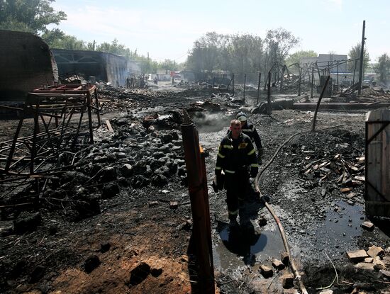 Russia Storage Fire