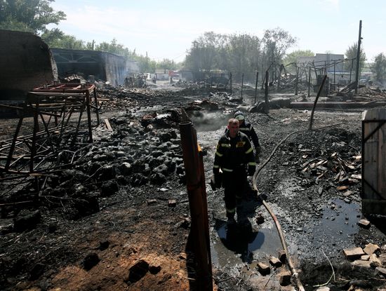 Russia Storage Fire