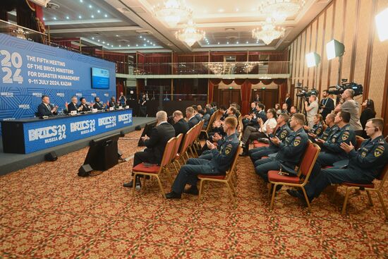 The Meeting of the Heads of BRICS Emergency Agencies in Kazan. Location: Russia, Republic of Tatarstan, Kazan. Author: Mikhail Voskresenskiy. Meeting of the Heads of BRICS Emergency Agencies