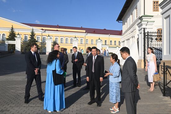 A tour of the Kazan Kremlin for participants in the Meeting of the Heads of BRICS Emergency Agencies. Location: Russia, Republic of Tatarstan, Kazan. Author: Mikhail Voskresenskiy. Meeting of the Heads of BRICS Emergency Agencies