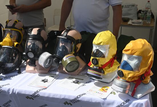 The Meeting of the Heads of BRICS Emergency Agencies. A tour of the fire and rescue equipment exhibition. Location: Russia, Republic of Tatarstan, Kazan. Author: Mikhail Voskresenskiy. Meeting of the Heads of BRICS Emergency Agencies