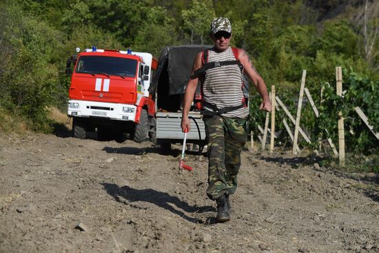Russia Crimea Wildfire