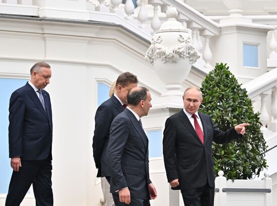 Vladimir Putin's working trip to St. Petersburg