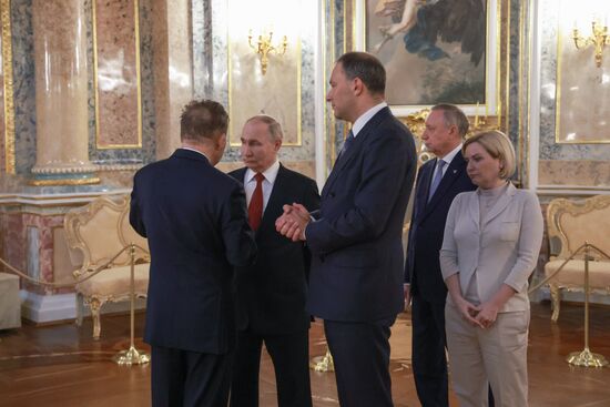 Vladimir Putin's working trip to St. Petersburg