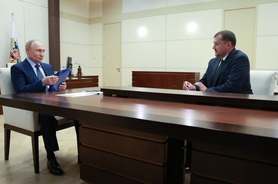 President Vladimir Putin's meeting with Zaporozhye Region Governor Yevgeny Balitsky