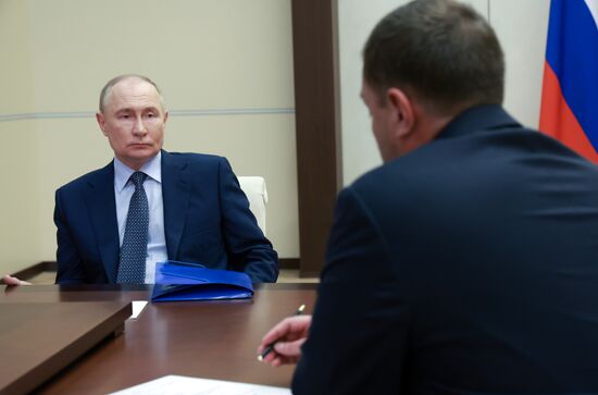 President Vladimir Putin's meeting with Zaporozhye Region Governor Yevgeny Balitsky