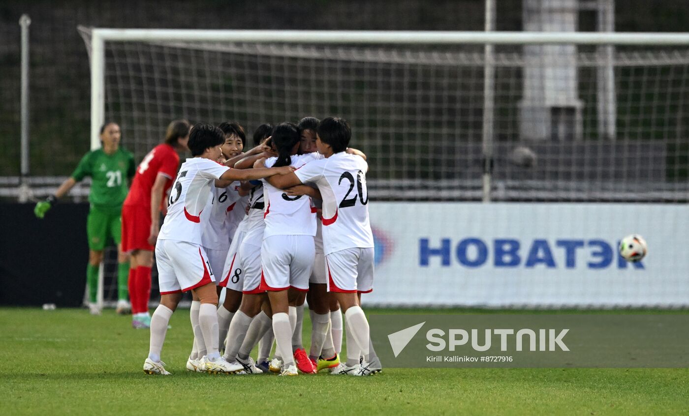 Russia Soccer Women Friendly Russia - North Korea