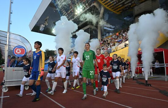 Russia Soccer Women Friendly Russia - North Korea