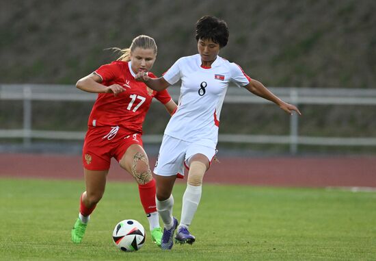 Russia Soccer Women Friendly Russia - North Korea