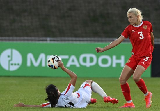 Russia Soccer Women Friendly Russia - North Korea
