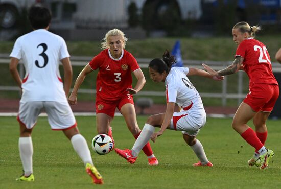 Russia Soccer Women Friendly Russia - North Korea