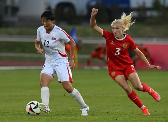 Russia Soccer Women Friendly Russia - North Korea