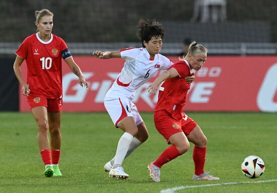 Russia Soccer Women Friendly Russia - North Korea