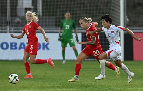 Russia Soccer Women Friendly Russia - North Korea