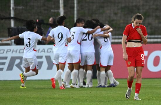 Russia Soccer Women Friendly Russia - North Korea