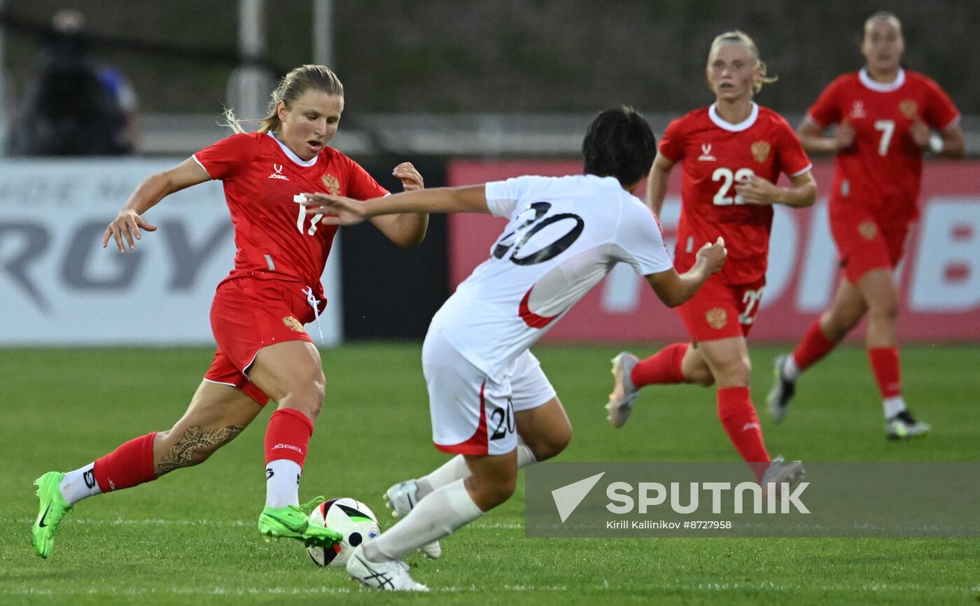 Russia Soccer Women Friendly Russia - North Korea