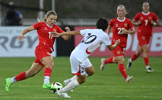 Russia Soccer Women Friendly Russia - North Korea