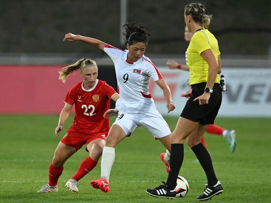 Russia Soccer Women Friendly Russia - North Korea