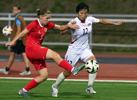 Russia Soccer Women Friendly Russia - North Korea