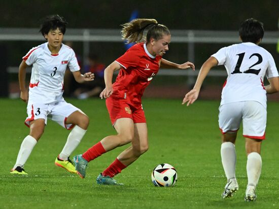 Russia Soccer Women Friendly Russia - North Korea