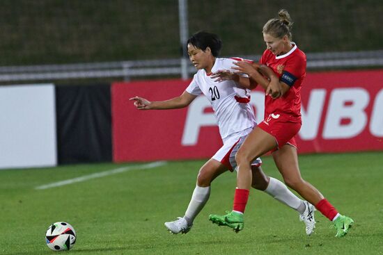 Russia Soccer Women Friendly Russia - North Korea