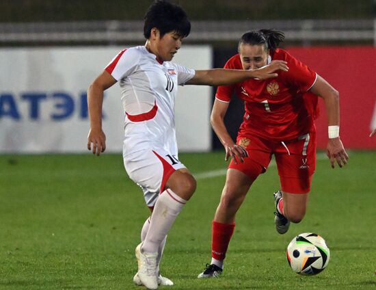 Russia Soccer Women Friendly Russia - North Korea