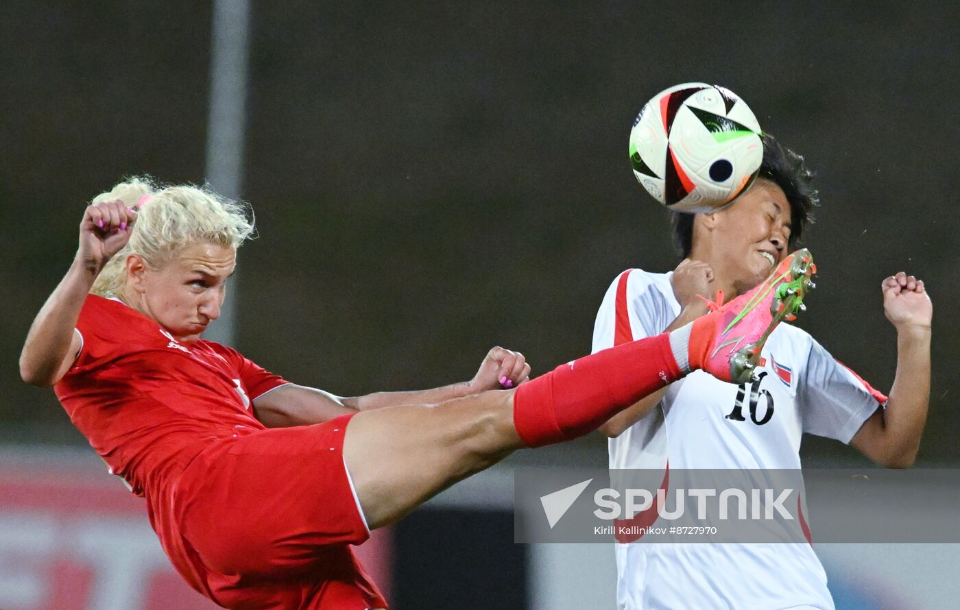 Russia Soccer Women Friendly Russia - North Korea