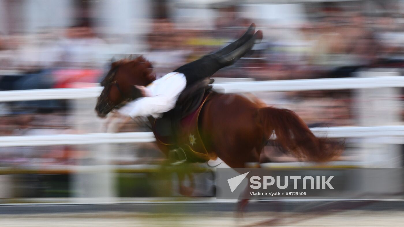 Russia Tent Pegging Competition