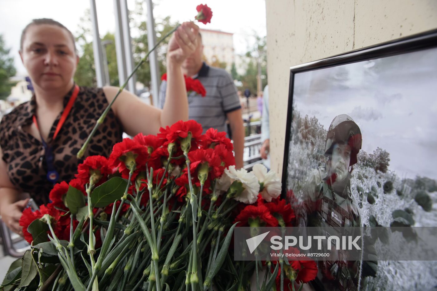 Russia Ukraine Military Operation Journalist Memorial Plaque