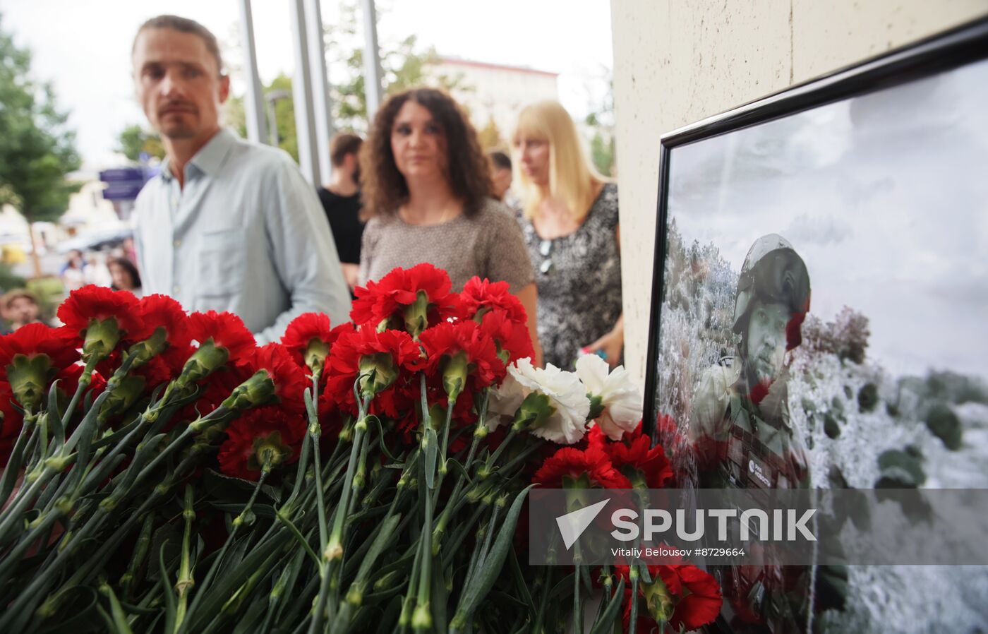 Russia Ukraine Military Operation Journalist Memorial Plaque