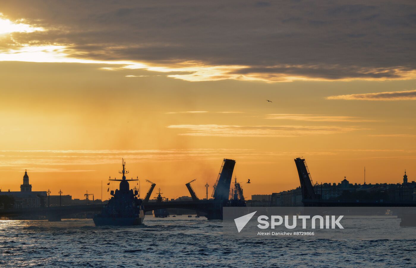 Russia Navy Day Preparations