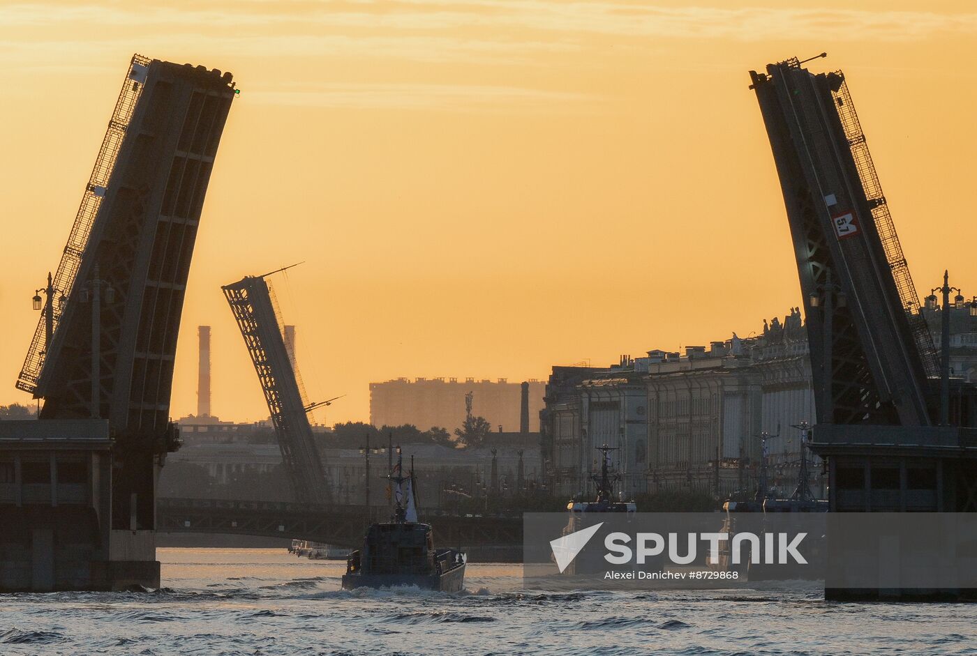 Russia Navy Day Preparations