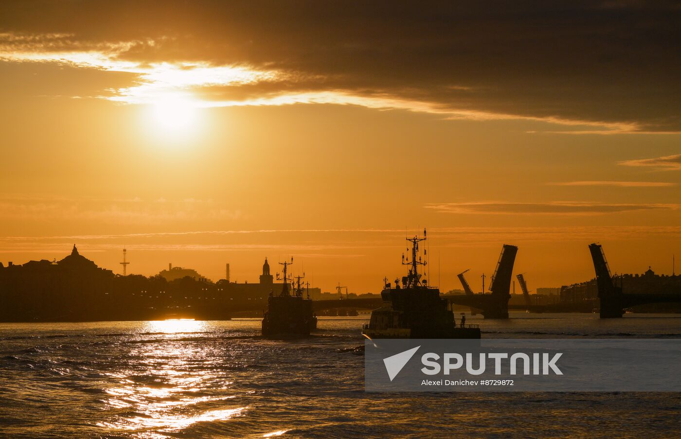 Russia Navy Day Preparations