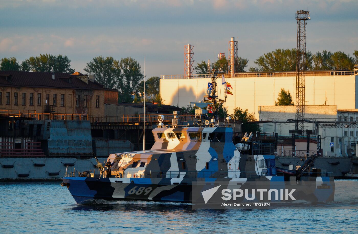 Russia Navy Day Preparations