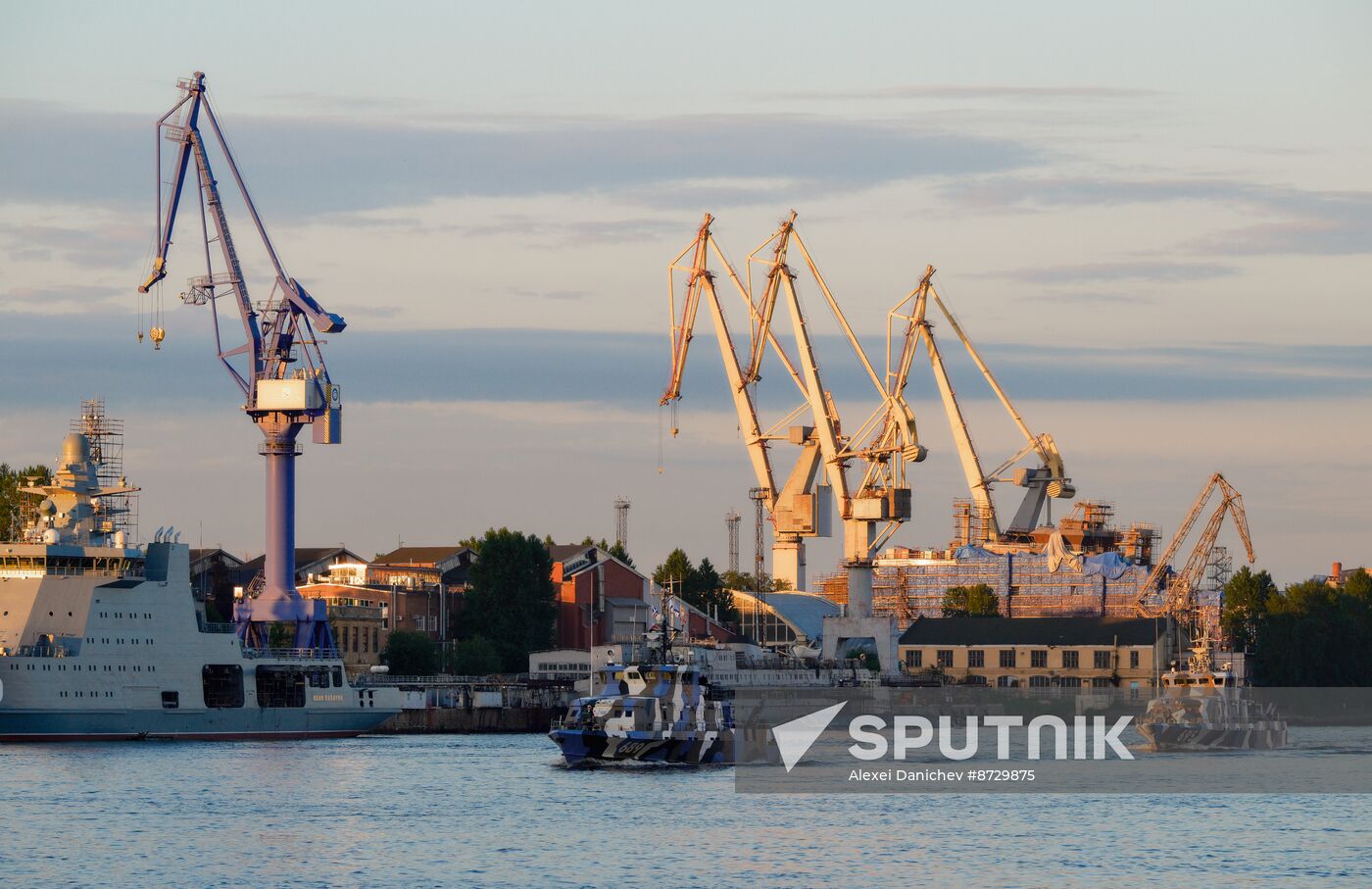 Russia Navy Day Preparations