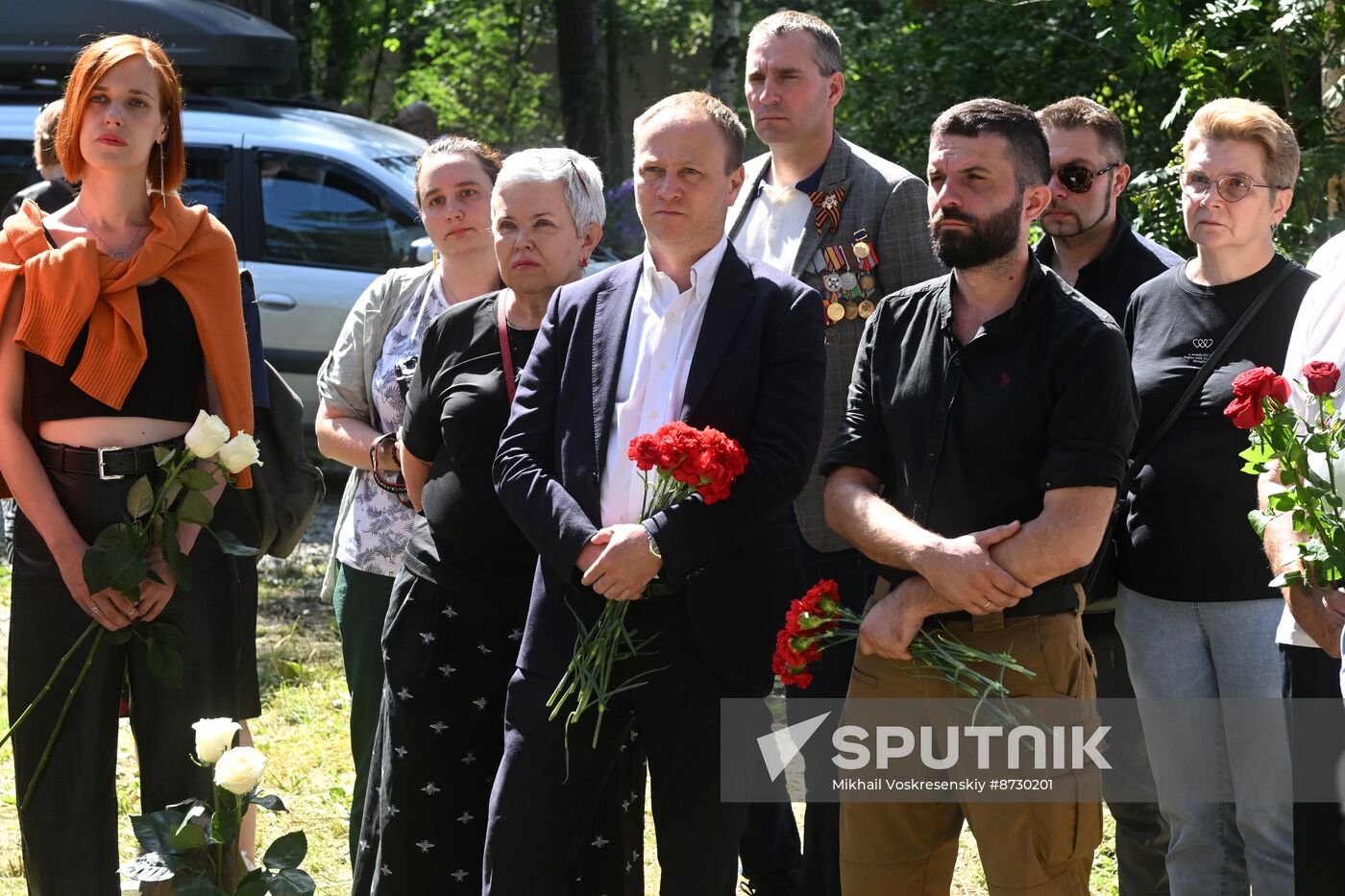 Russia Ukraine Military Operation Journalist Grave Monument