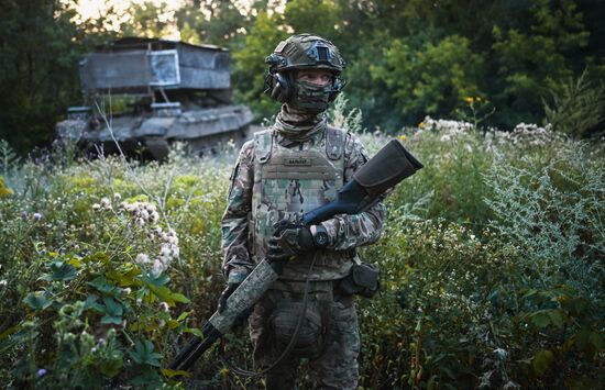 Russia Ukraine Military Operation Heavy Flamethrowers